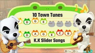 10 KK Slider Town Tunes For Animal Crossing New Horizons [upl. by Esihcoc]