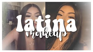 LATINA MAKEUP tutorial [upl. by Atis]