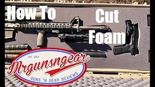 How To Easily Cut Rifle amp Camera Case Foam 4K [upl. by Bueschel206]