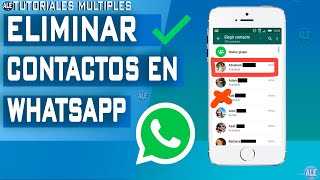 Como Eliminar Un Contacto De Whatsapp [upl. by Holt]