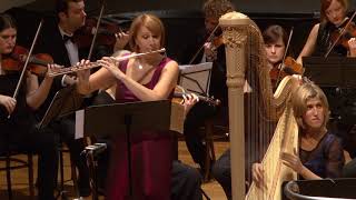 Mozart  Flute amp Harp concerto K 299  2nd movement  Andantino [upl. by Akimrehs]