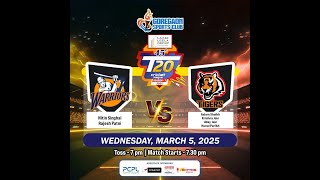 GSC 45 CRICKET LEAGUE SEASON  7 2025 WARRIORS VS TIGERS MATCH  18 [upl. by Dimphia857]