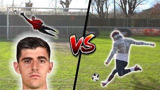 F2 SHOOTING VS COURTOIS 💥⚽️🥅  Billy Wingrove amp Jeremy Lynch [upl. by Launamme]