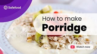 How to make porridge [upl. by Litnahc]