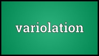 Variolation Meaning [upl. by Ramirol376]