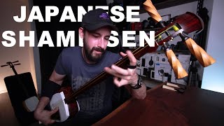 What is it Like to Play the Japanese Shamisen [upl. by Anairad948]