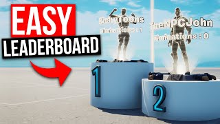 How to make LIVE LEADERBOARD in Fortnite Creative [upl. by Isle867]