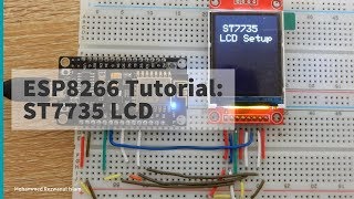 5 NodeMCU ESp8266 Tutorial ST7735 LCD with Adafruit Library [upl. by Eeramit323]