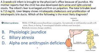 Jaundice Questions Unconjugated hyperbilirubinemia vs Conjugated hyperbilirubinemia [upl. by Kella]