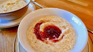 How to make Perfect CREAMY Porridge [upl. by Aelanna209]