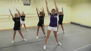 How to Do Cheerleading Dance Combinations [upl. by Iatnwahs]