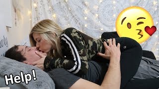 I CANT STOP KISSING YOU PRANK ON BOYFRIEND [upl. by Tillo]