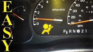 Air Bag Light Flashing How to diagnose and fix [upl. by Ahsiket]