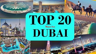 Dubai Tourism  Famous 20 Places to Visit in Dubai [upl. by Shushan]