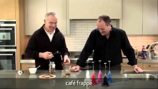 How to make a frappé coffee using an aerolatte milk frother [upl. by Adelaida969]