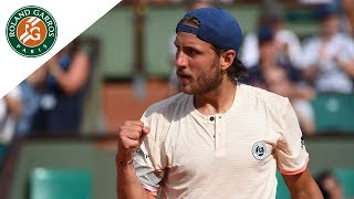 Lucas Pouille vs Daniil Medvedev  Round 1 Highlights  RolandGarros 2018 [upl. by Itsuj]