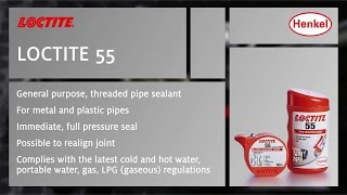 LOCTITE 55  Thread Sealing Cord [upl. by Levitus]