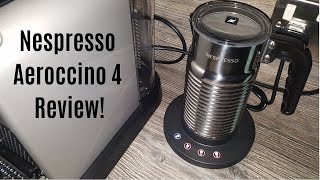 Nespresso Aeroccino 4 Milk Frother Review  Worth upgrading from the Aeroccino 3 [upl. by Handel]