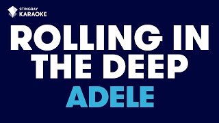 Adele  Rolling In The Deep Karaoke with Lyrics [upl. by Ayota696]