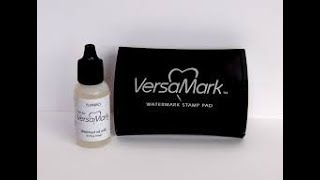 Uses for Versamark ink [upl. by Hairym710]