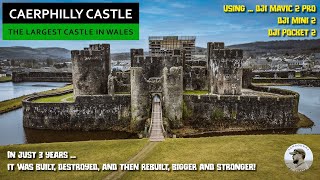 Caerphilly Castle  The Largest in Wales 2nd in Britain [upl. by Ennyrb]