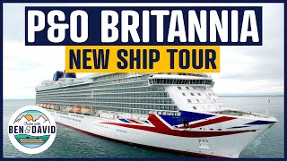 PampO Cruises Britannia NEW Cruise Ship Tour [upl. by Hellene517]