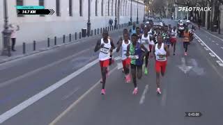 2020 Valencia Marathon Elites Full Race Replay [upl. by Ilbert]