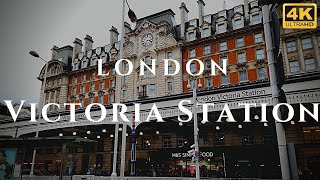 London Victoria Station Walk Through England 4K [upl. by Koal]