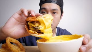 Cheeseburger Dipped In Cheese [upl. by Ahsinel]