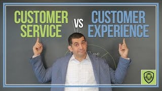 Customer Service Vs Customer Experience [upl. by Circosta]