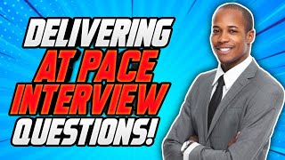 Civil Service DELIVERING AT PACE Behaviour Competency INTERVIEW QUESTIONS amp ANSWERS [upl. by Emma]