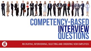 Competency Based Interview Questions [upl. by Livvie]