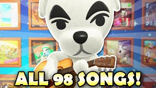 🎸 KK Slider Sings ALL 98 SONGS In Animal Crossing New Horizons [upl. by Donell]