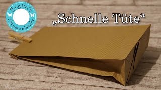 Schnelle Tüte basteln [upl. by Ynavoj206]