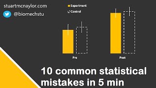 Ten Statistical Mistakes in 5 Min [upl. by Ary]