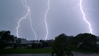 Nasty Florida Storm  Complete FL Thunderstorm 2020 3 [upl. by Ahsenyt]