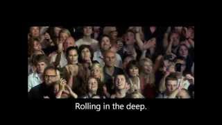 Adele ROLLING IN THE DEEP lyrics  LIVE at Royal Albert Hall [upl. by Aro]