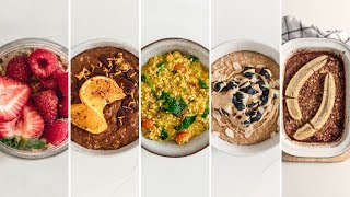 HOW TO MAKE PORRIDGE  5 Ways [upl. by Nilorac]