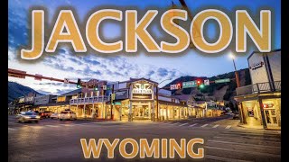 Downtown Jackson Wyoming Tour 4K [upl. by Lytsirk]