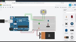 Tinkercad básico  Motor y leds [upl. by Sucam]