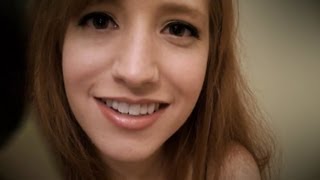 ASMR Brushing Face Camera and Binaural Mic [upl. by Nirhtak]