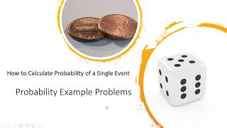 How to Calculate the Probability of a Single Event [upl. by Nora]