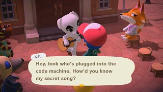 Animal Crossing New Horizons  KK Sliders Secret Songs [upl. by Ecinereb717]