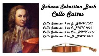 Johann Sebastian Bach  Cello suites in 432 Hz great for reading or studying [upl. by Irrep549]