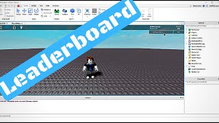 Roblox Studio Tutorial How to Make a Leaderboard [upl. by Annoerb]